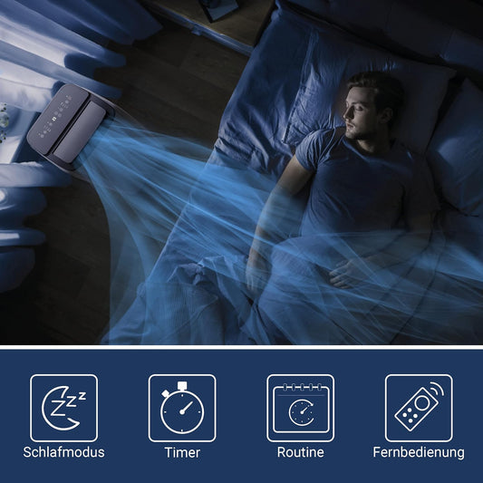 SUNTEC Impuls 3.5 Eco R290 App Mobile Air Conditioner Quiet with Smart App Control, Dehumidifier for Rooms up to 60 m² Mobile Cooling & Heating for Home - 12,000 BTU - 3,517 W