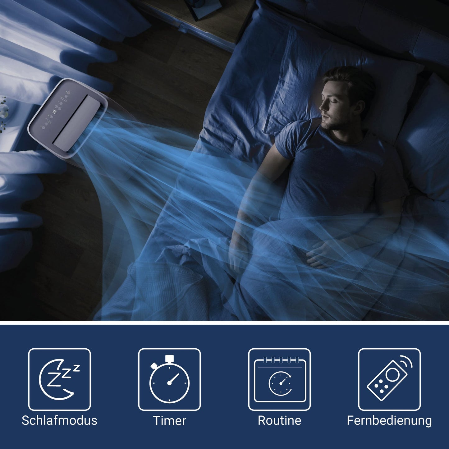 SUNTEC ADVANCE 14.000 BTU mobiles Klimagerät, APP Steuerung, umweltfreundliches Kühlmittel R290