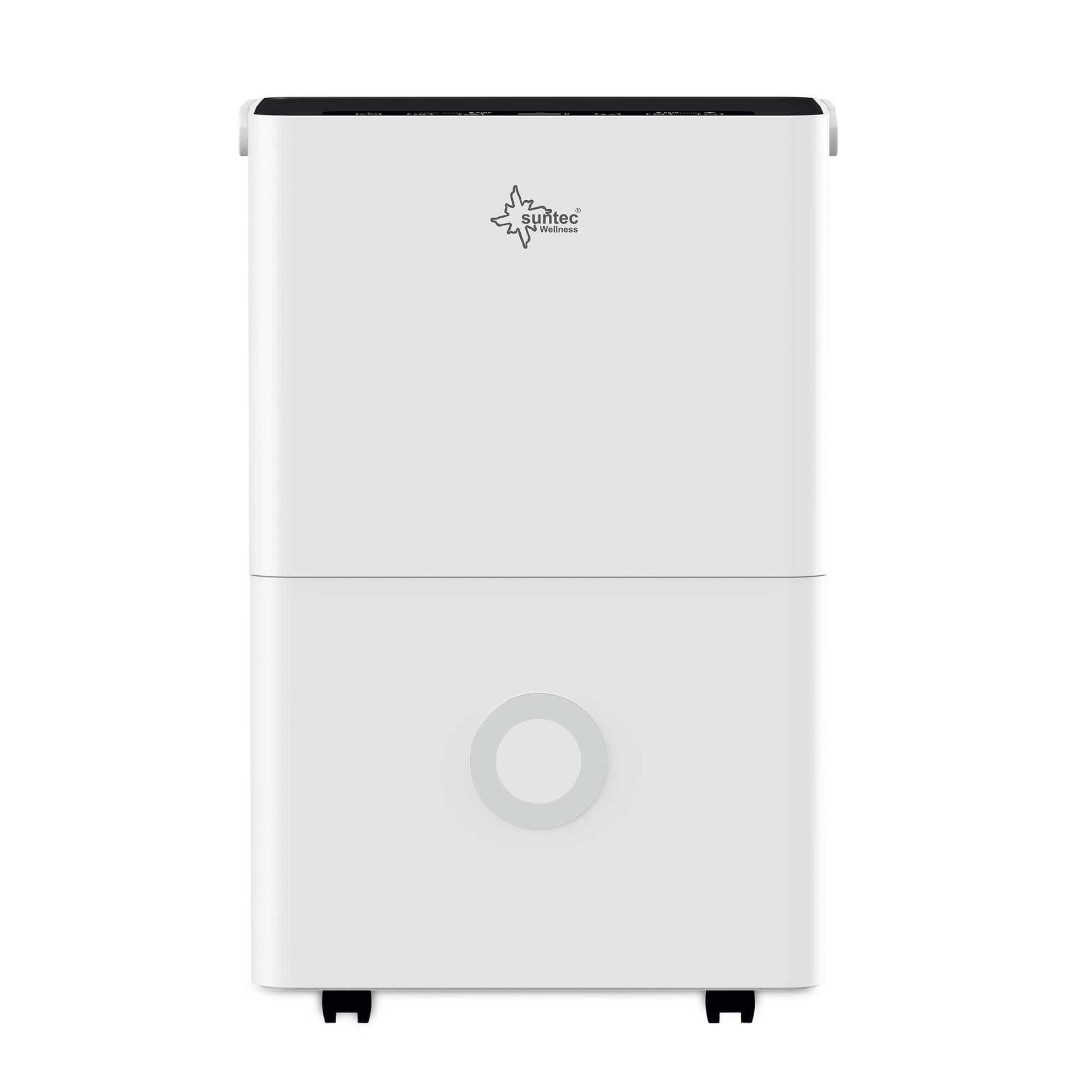 SUNTEC DryFix 12 EQ Dehumidifier - For Rooms up to 34 m2 or 80 m3 - Room Dehumidifier with 12 l/day Dehumidification - 3-in-1 Dehumidifier + Air Purifier + Tumble Dryer - Mobile and Electric White