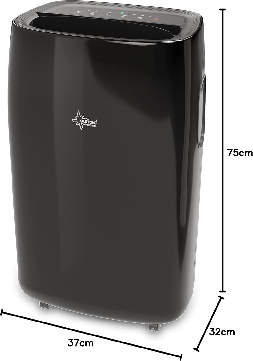 SUNTEC Mobiles lokales Klimagerät Progress 7.000 Eco R290 | für Räume bis 60m3 (25 m2) | inkl. Abluftschlauch | Kühler und Entfeuchter mit ökologischem Kühlmittel R290 | 7.000 BTU/h, EEK A