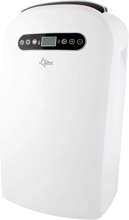 SUNTEC mobiles lokales Klimagerät ENERGIC 9.0 ECO A+ R290 [Für Räume bis 48 m³(~20 m²), Kühlen + Entfeuchten, 9.000 BTU/h, Energieeffizienzklasse A+]