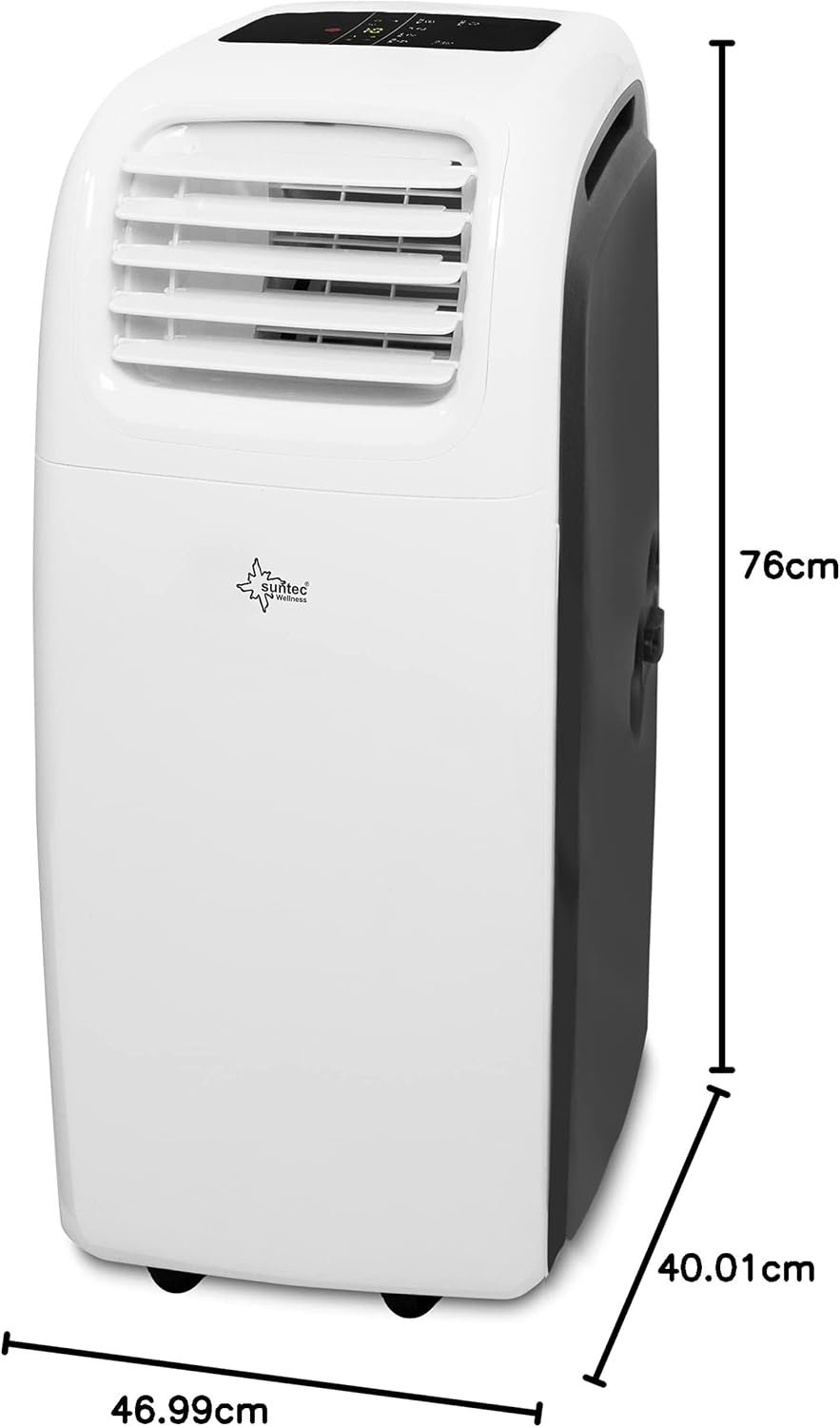 SUNTEC Mobiles lokales Klimagerät Transform 14.000 Eco R290 | geeignet für Räume bis 70 m2 | Kühler und Entfeuchter mit ökologischem Kühlmittel R290 | 14.000 BTU/h