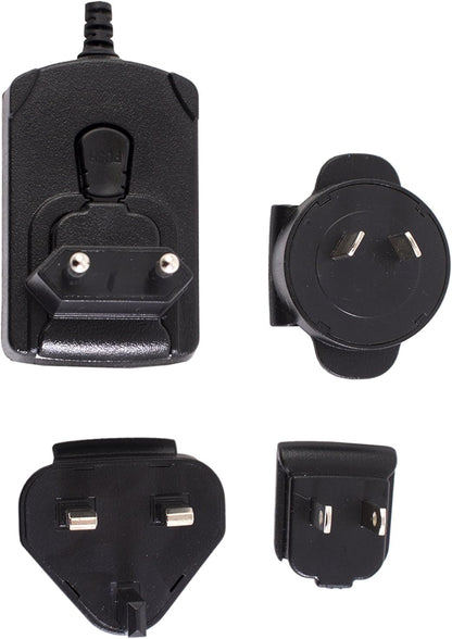 SUNTEC Luftbefeuchter Monsun Travel [Regulierung der Luftfeuchtigkeit, für Allergiker geeignet, inkl. 4 Reisestecker-Adapter]