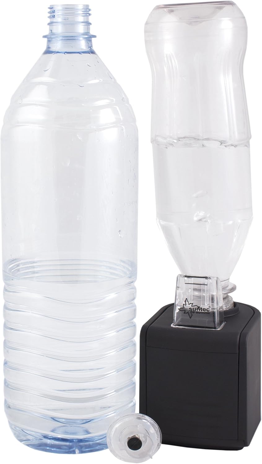 SUNTEC Luftbefeuchter Monsun Travel [Regulierung der Luftfeuchtigkeit, für Allergiker geeignet, inkl. 4 Reisestecker-Adapter]