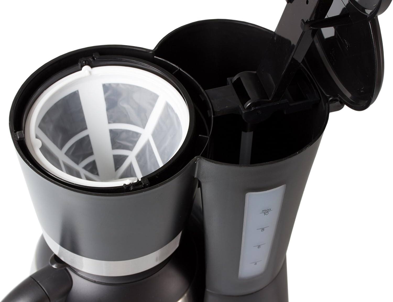 Suntec Wellness Suntec Filter Kaffeemaschine kam-9004 UK Plug [mit Timer Programmierung + antidrop Funktion, Vakuum Krug (1,0 l), max. 800 Watt]