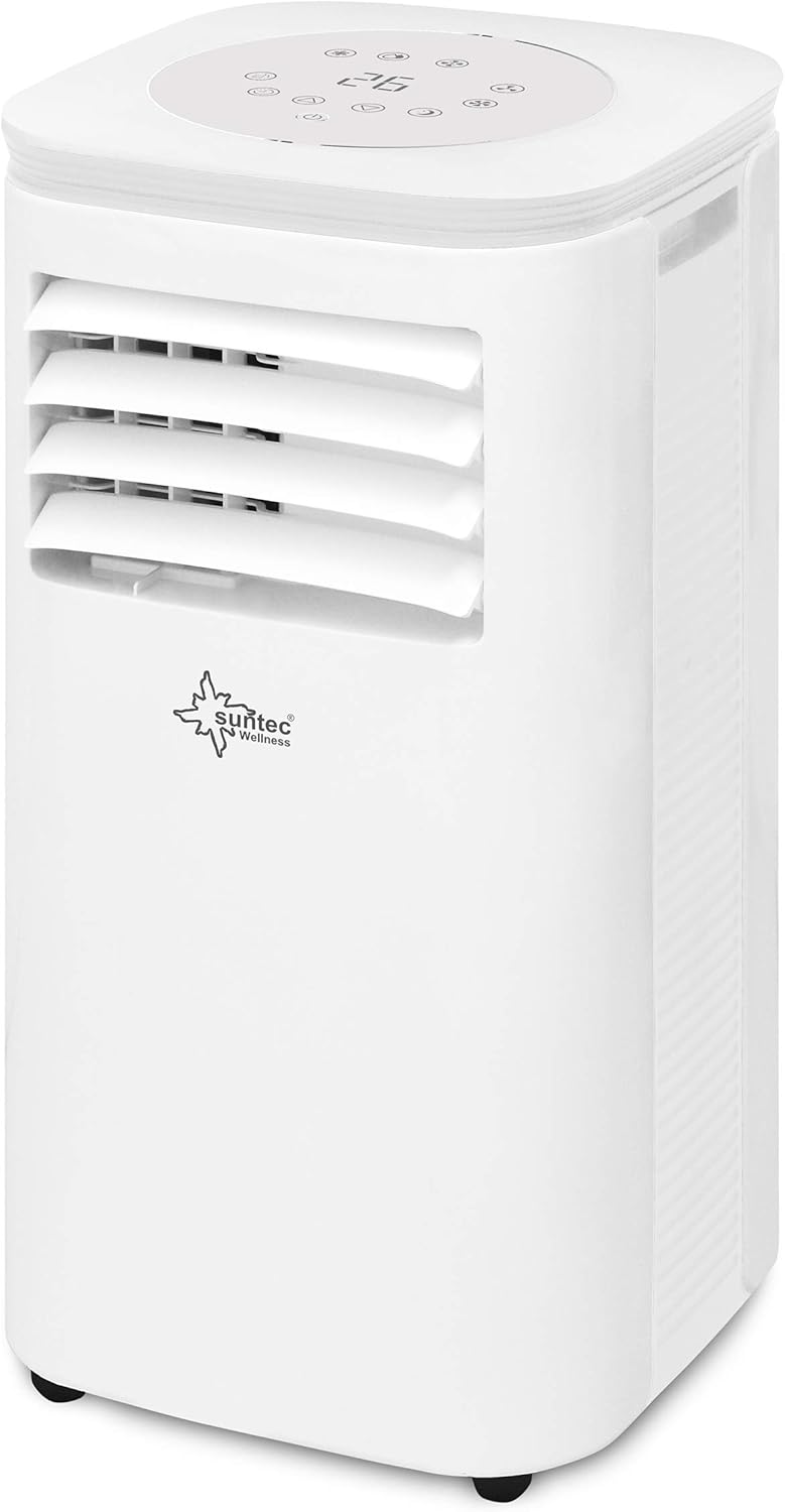 Suntec Freeze 9,000 Eco R290 Mobile Local Air Conditioner for Rooms up to 80 m3 (34 m2) Includes Exhaust Hose Cooler and Dehumidifier with Ecological Coolant R290 9,000 BTU/h