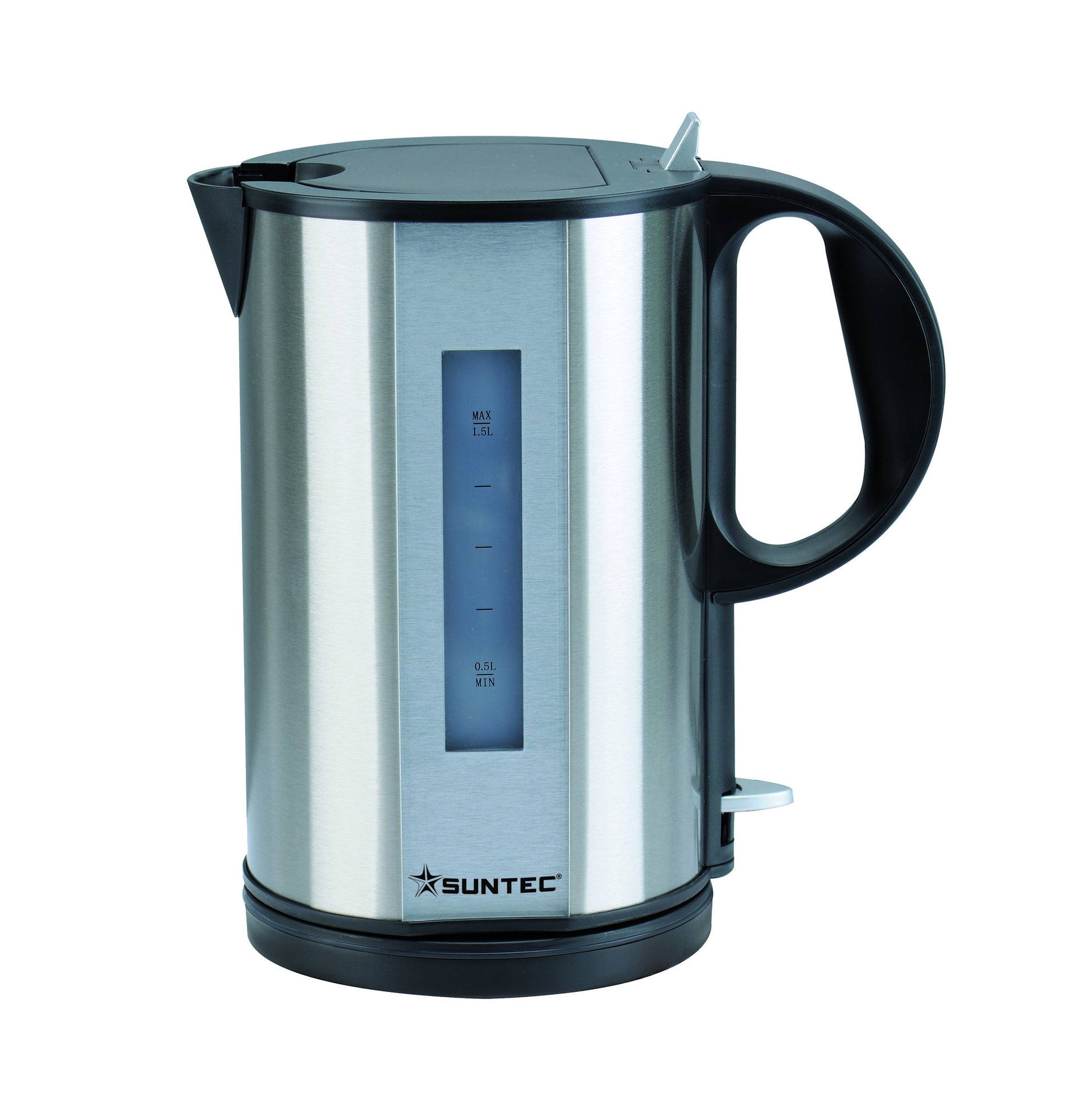 Suntec WAK-8304 Stainless Steel Kettle - Quick Boiling | 1.5 Litres | Powerful with Max 3100 Watt | Automatic Shut-Off | Removable Limescale Filter | with Lighting in Blue