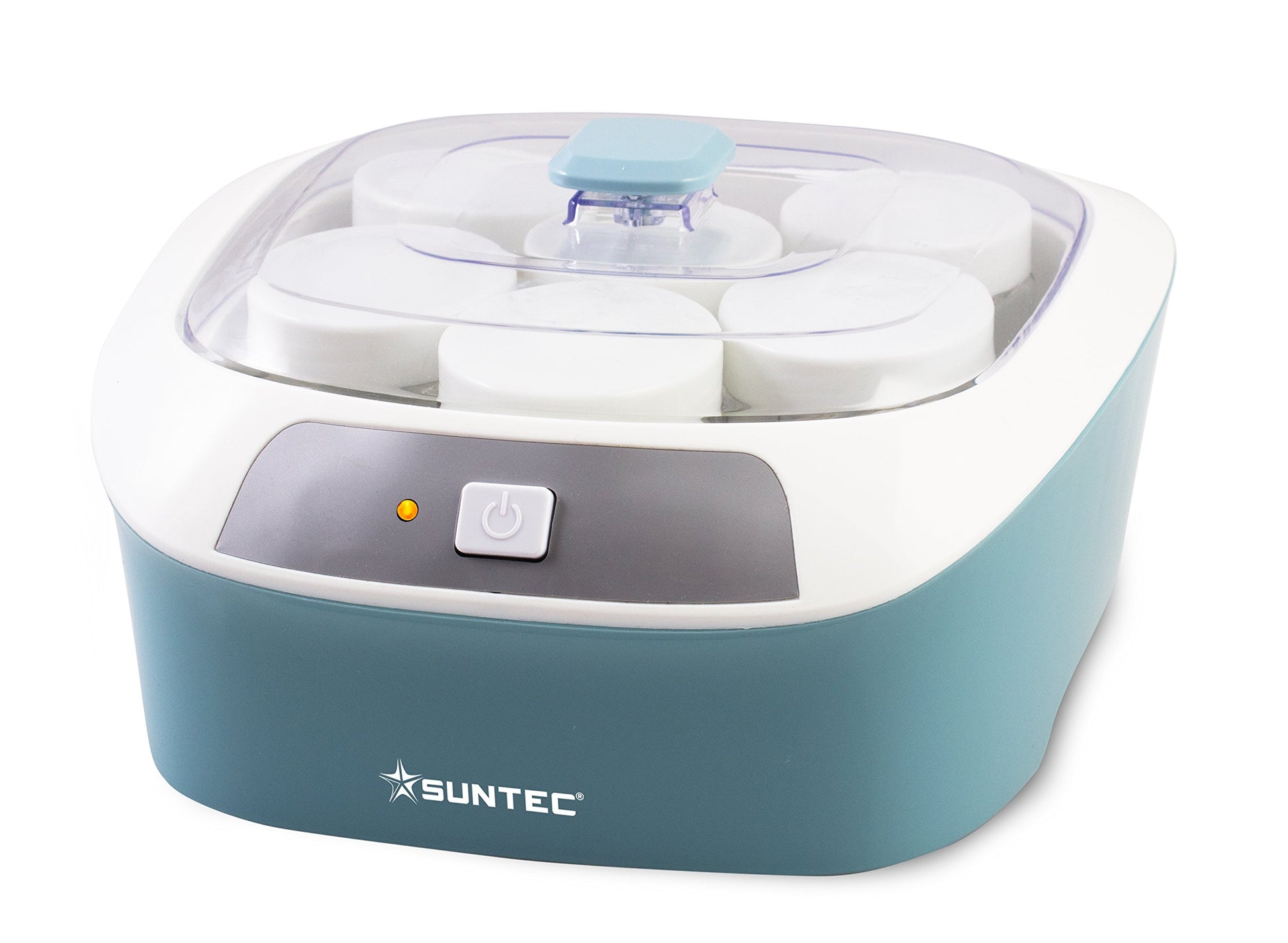 SUNTEC Joghurtmaker Gläser-Set YOG-CUP-6-SET-8687 [Zubehör-Set mit 6 Glasbehältern à 170 ml, inkl. Deckel, passend für Joghurtmaker YOG-8571 easy + YOG-8588 digital]