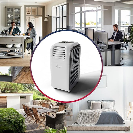 SUNTEC Mobiles lokales Klimagerät Transform 14.000 Eco R290 | geeignet für Räume bis 70 m2 | Kühler und Entfeuchter mit ökologischem Kühlmittel R290 | 14.000 BTU/h [Energieklasse A] - SUNTEC WELLNESS