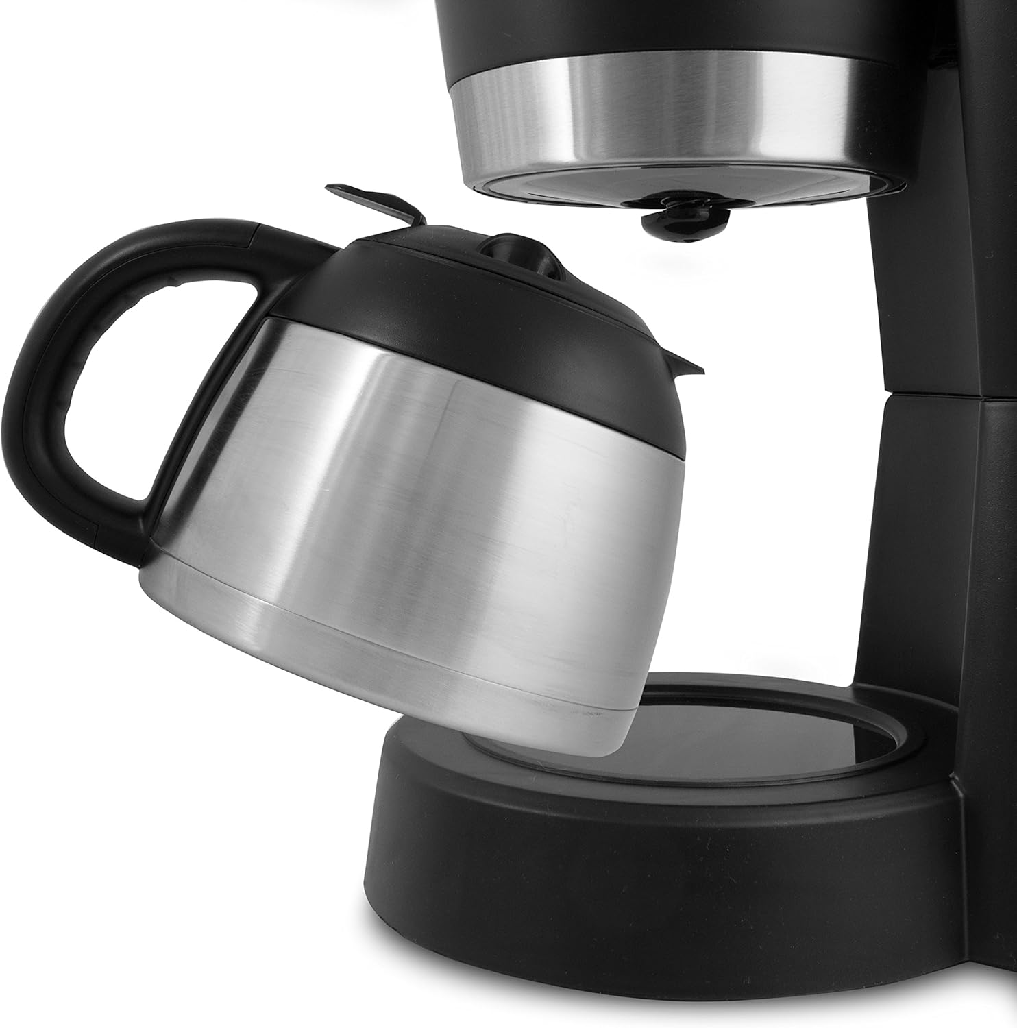 Suntec Wellness Suntec Filter Kaffeemaschine kam-9004 UK Plug [mit Timer Programmierung + antidrop Funktion, Vakuum Krug (1,0 l), max. 800 Watt]