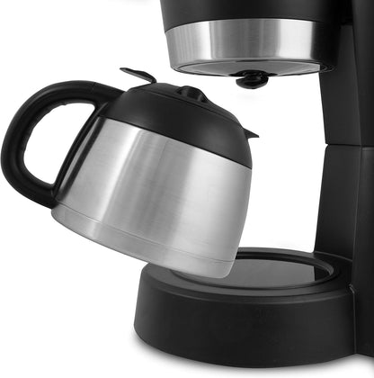 Suntec Wellness Suntec Filter Kaffeemaschine kam-9004 UK Plug [mit Timer Programmierung + antidrop Funktion, Vakuum Krug (1,0 l), max. 800 Watt]